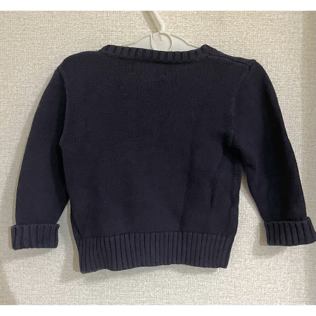 POLO RALPH LAUREN(ポロラルフローレン)のポロベア　ニット　12m 80  ラルフローレン キッズ/ベビー/マタニティのベビー服(~85cm)(ニット/セーター)の商品写真