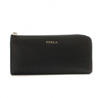 フルラ(Furla)のフルラ 長財布 バビロン L字ファスナー ロゴ ゴールド金具 黒 936591(財布)