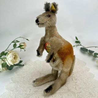 シュタイフ(Steiff)のシュタイフ★Kangaroo Kangoo 28cm 完品★カンガルーのカングー(ぬいぐるみ)