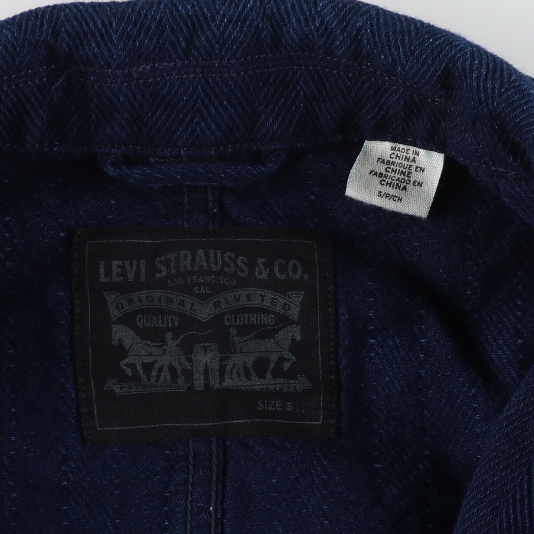 Levi's(リーバイス)の古着 リーバイス Levi's ヘリンボーン コットンジャケット メンズS /eaa412812 メンズのジャケット/アウター(その他)の商品写真
