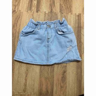 ザラキッズ(ZARA KIDS)のZARAベビー　ダメージデニムスカート　95 98 100　(スカート)