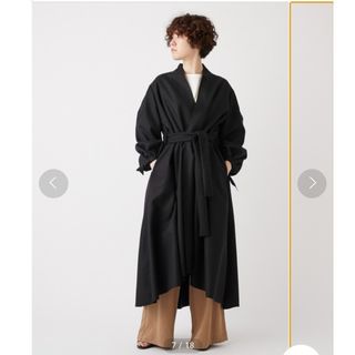 アパルトモンドゥーズィエムクラス(L'Appartement DEUXIEME CLASSE)のSHAINA MOTE sage coat ドレープコート(ロングコート)