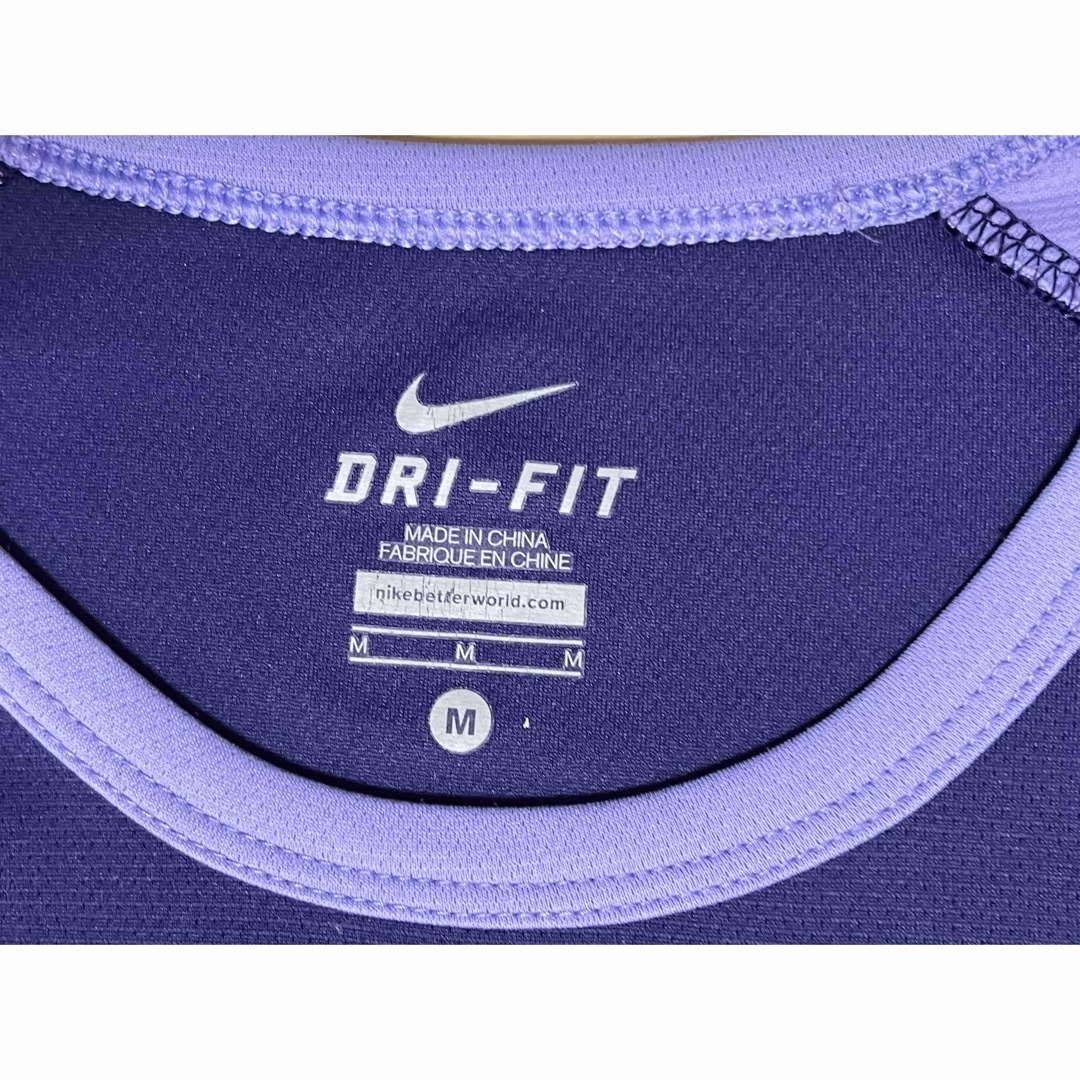 NIKE(ナイキ)のNIKE/ロンT/DRI-FIT/パープル/M レディースのトップス(Tシャツ(長袖/七分))の商品写真