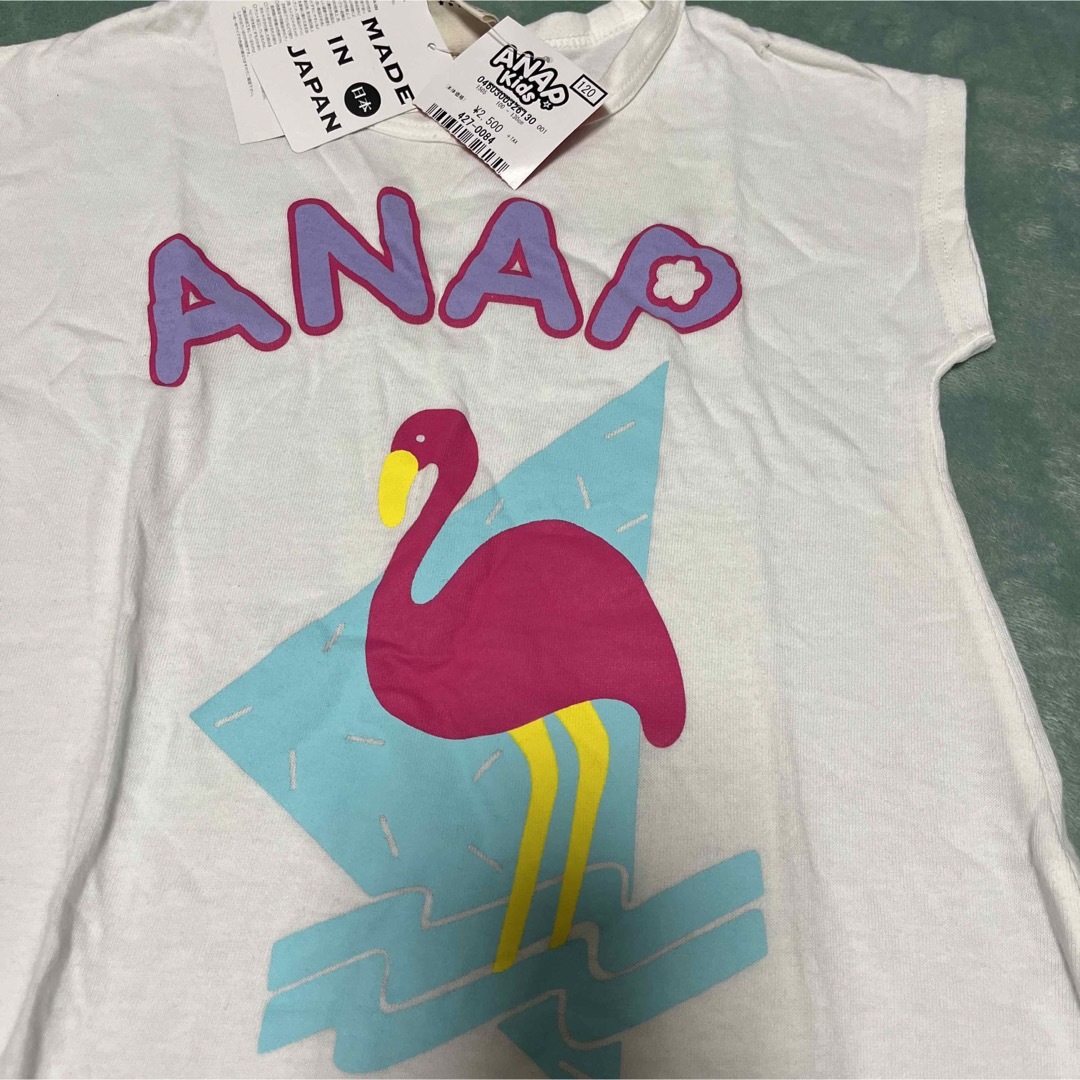 ANAP Kids(アナップキッズ)のアナップ　Tシャツ キッズ/ベビー/マタニティのキッズ服女の子用(90cm~)(Tシャツ/カットソー)の商品写真