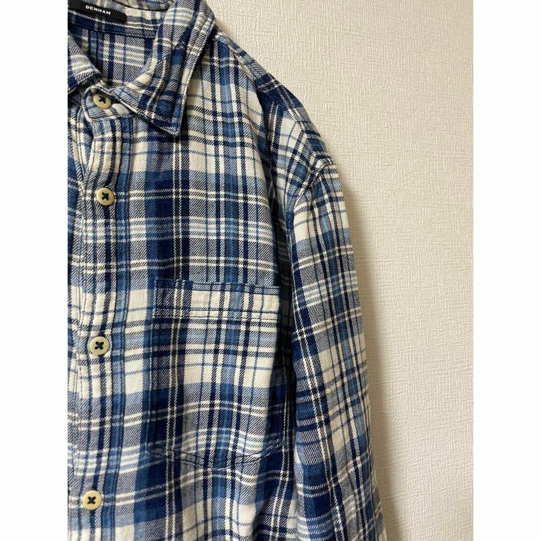 DENHAM - DENHAM デンハム 長袖チェックシャツ EU XSの通販 by DENHAM - DENHAM デンハム 長袖チェックシャツ EU XSの通販 by