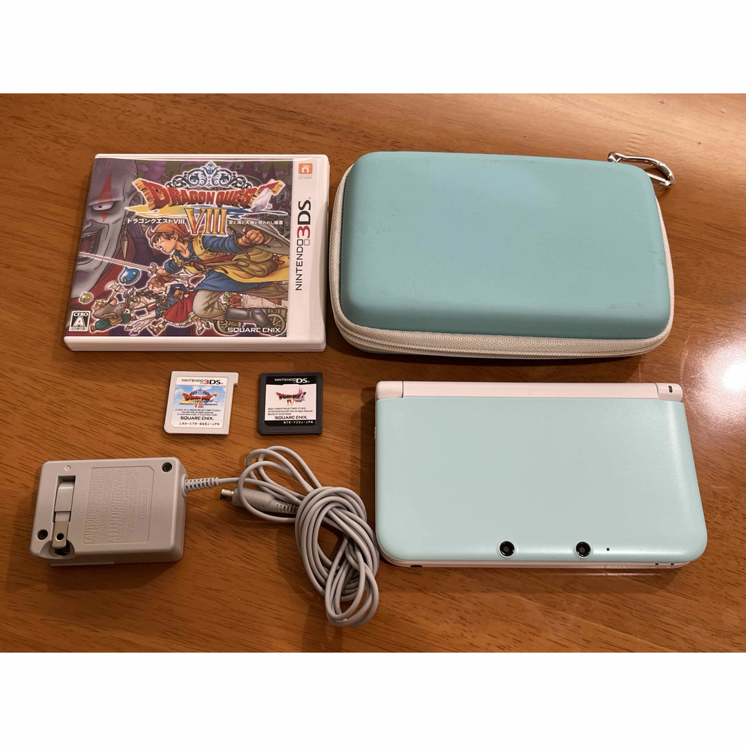 ニンテンドー3DS(ニンテンドー3DS)のasa様用☻Nintendo 3DS  LL ミント/ホワイト⚔️ドラクエセット エンタメ/ホビーのゲームソフト/ゲーム機本体(携帯用ゲーム機本体)の商品写真