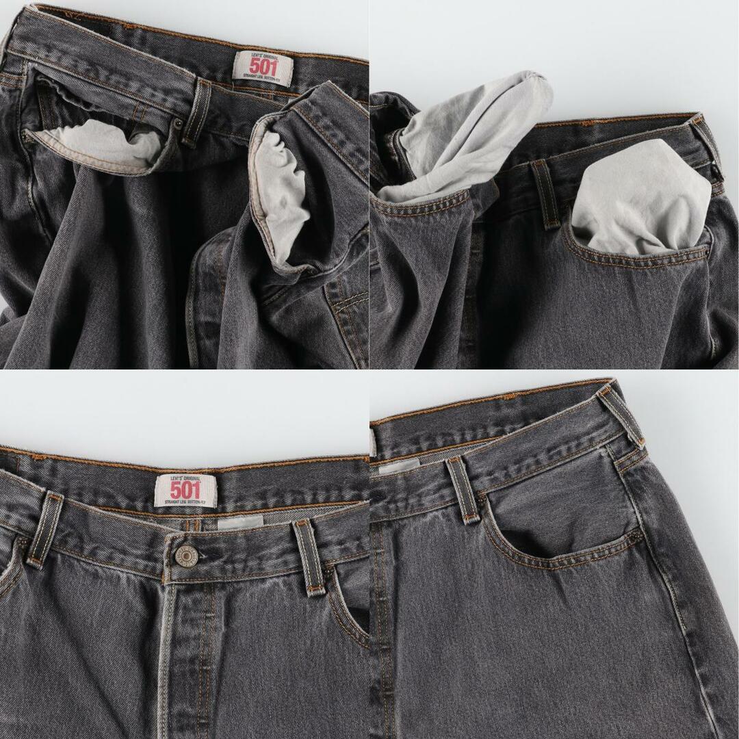 古着 リーバイス Levi's 501 ブラックジーンズ ストレートデニムパンツ メンズw42 /eaa415034