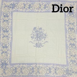 ディオール(Christian Dior) ブルー バンダナ/スカーフ(レディース)の