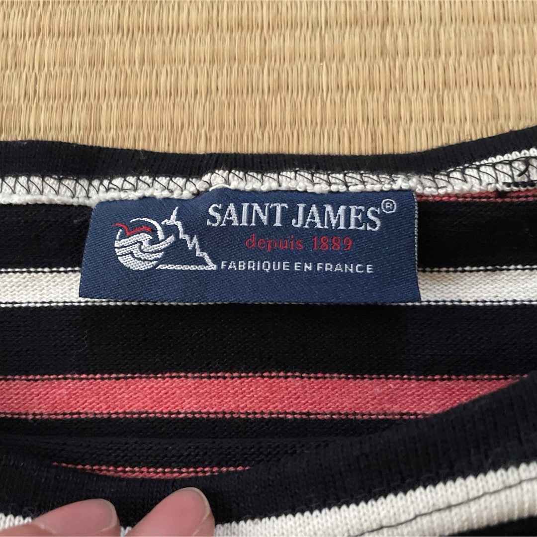 SAINT JAMES(セントジェームス)のSAINT JAMES★セントジェームス★ボーダーカットソー★ウエッソン★0 レディースのトップス(カットソー(長袖/七分))の商品写真