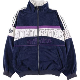 アディダス(adidas)の古着 90年代 アディダス adidas ベロアジャージ トラックジャケット メンズXL ヴィンテージ /eaa421098(その他)