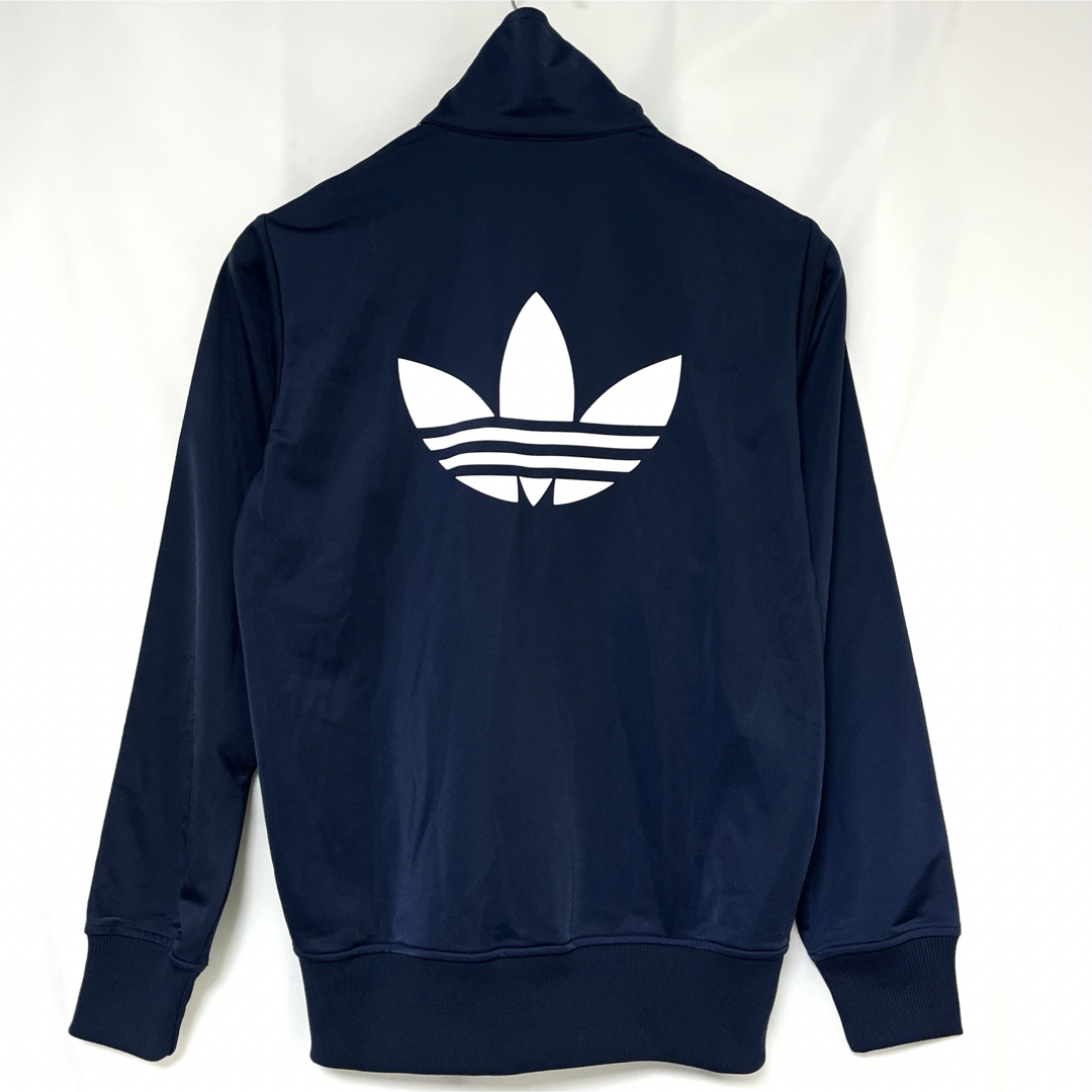 adidas - adidas デカロゴ トラック トップ ジャケット ネイビー adidas - adidas デカロゴ トラック トップ ジャケット ネイビー