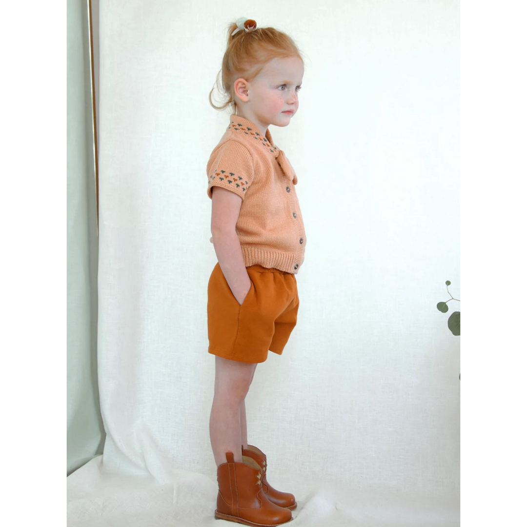 iver&isla☆pima track short - acorn☆10y キッズ/ベビー/マタニティのキッズ服女の子用(90cm~)(パンツ/スパッツ)の商品写真