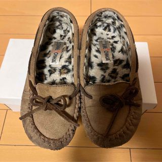 ミネトンカ(Minnetonka)のMINNE TONKA ミネトンカ モカシン ヒョウ柄 レオパード ひょう柄(スリッポン/モカシン)