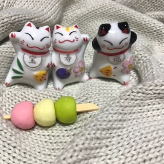 セトラー(SETTLER)の猫と団子箸置き新品(食器)