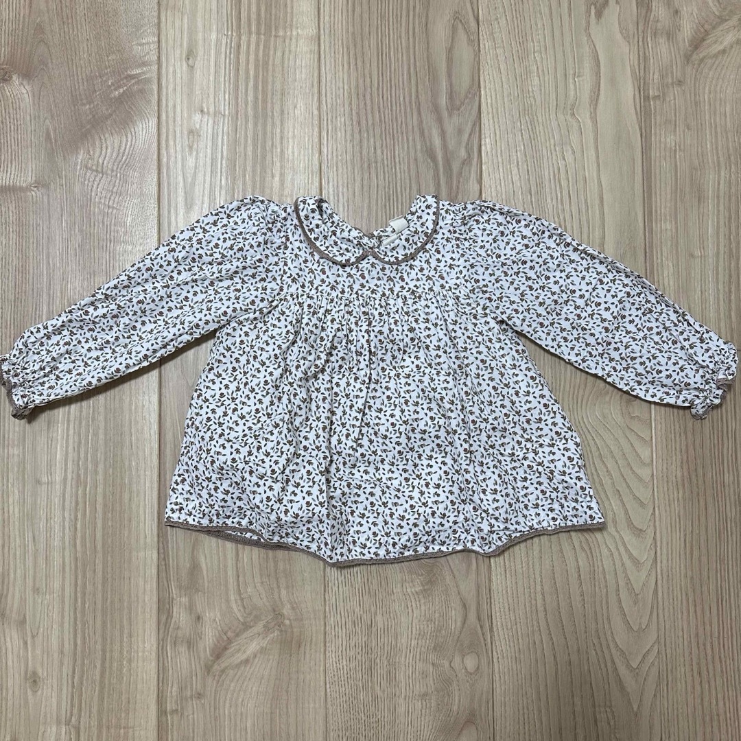 Little Cotton Clothes／花柄ブラウス／3-4y キッズ/ベビー/マタニティのキッズ服女の子用(90cm~)(ブラウス)の商品写真