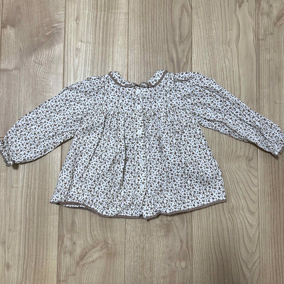 Little Cotton Clothes／花柄ブラウス／3-4y キッズ/ベビー/マタニティのキッズ服女の子用(90cm~)(ブラウス)の商品写真