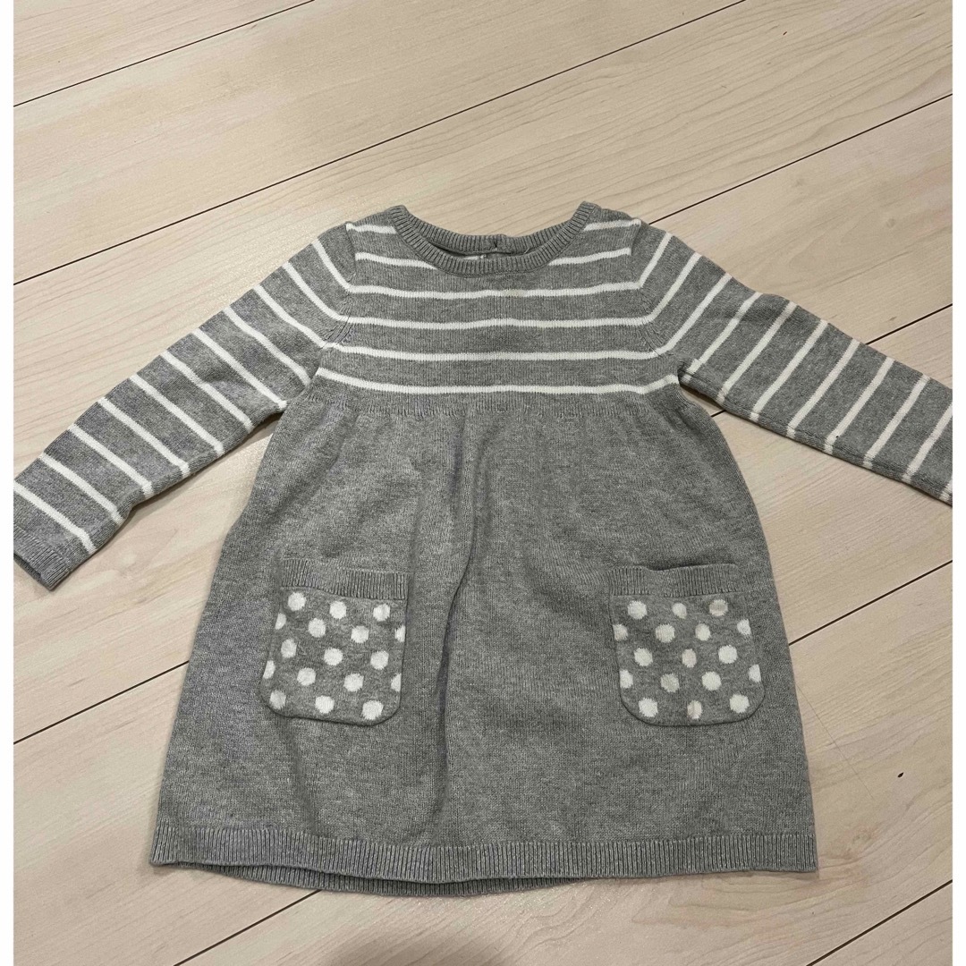 GAP Kids(ギャップキッズ)のGAP ニット　ワンピース　18-24m キッズ/ベビー/マタニティのキッズ服女の子用(90cm~)(ワンピース)の商品写真