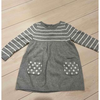 ギャップキッズ(GAP Kids)のGAP ニット　ワンピース　18-24m(ワンピース)