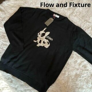 Flow and Fixture - 【新品】Flow and Fixture ニットセーター　ブラック　LLサイズ