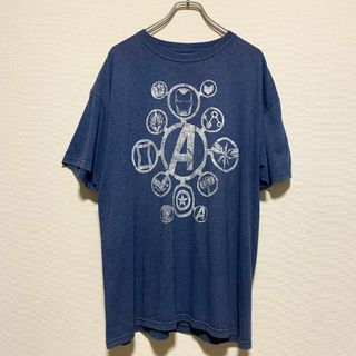 マーベル(MARVEL)のアメリカ古着　アベンジャーズ　アイアンマン　キャプテンアメリカ　半袖 Tシャツ(Tシャツ/カットソー(半袖/袖なし))