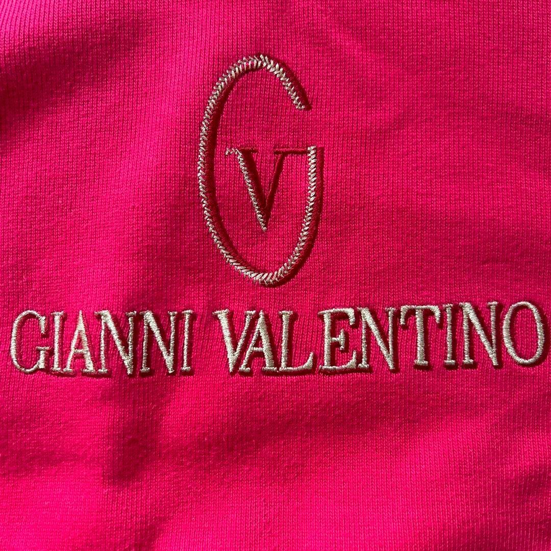 GIANNI VALENTINO(ジャンニバレンチノ)の【美品】GIANNI VALENTINO トレーナー　スウェット　ピンク　L レディースのトップス(トレーナー/スウェット)の商品写真