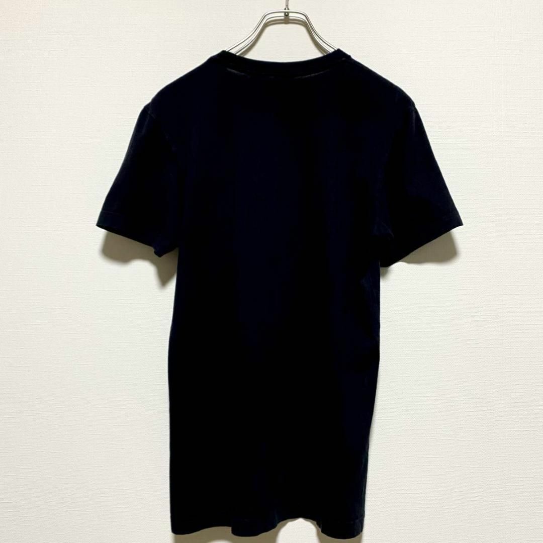 adidas(アディダス)のアメリカ古着　トレフォイル　三つ葉ロゴ　ブラック　黒　コットン　D31 メンズのトップス(Tシャツ/カットソー(半袖/袖なし))の商品写真