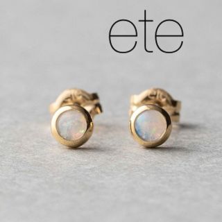 エテ(ete)の■現行品■【ete】K10YGオパール ピアス(ピアス)