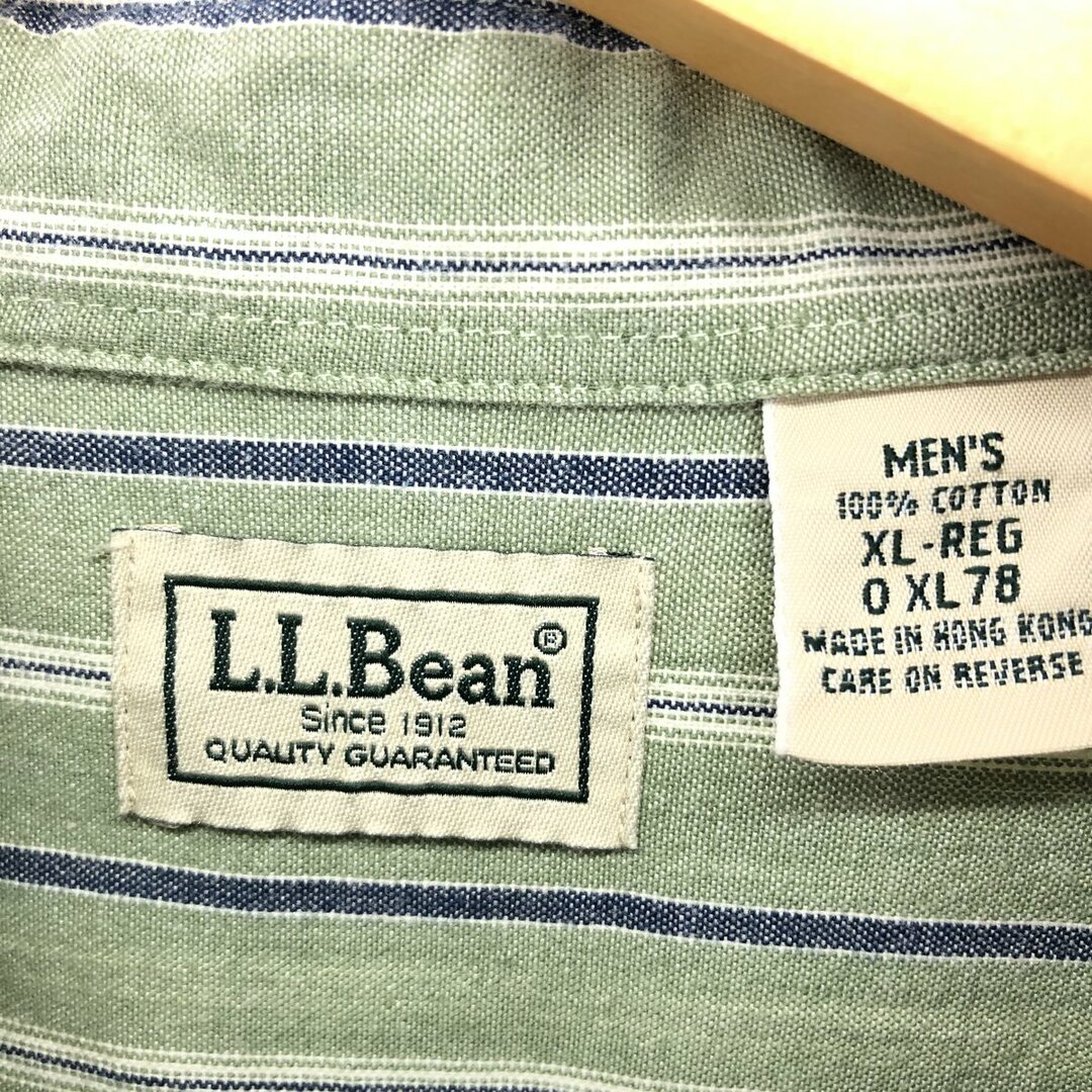 L.L.Bean(エルエルビーン)の古着 00年代 エルエルビーン L.L.Bean 長袖 ボタンダウンストライプシャツ メンズXXL /eaa421819 メンズのトップス(シャツ)の商品写真