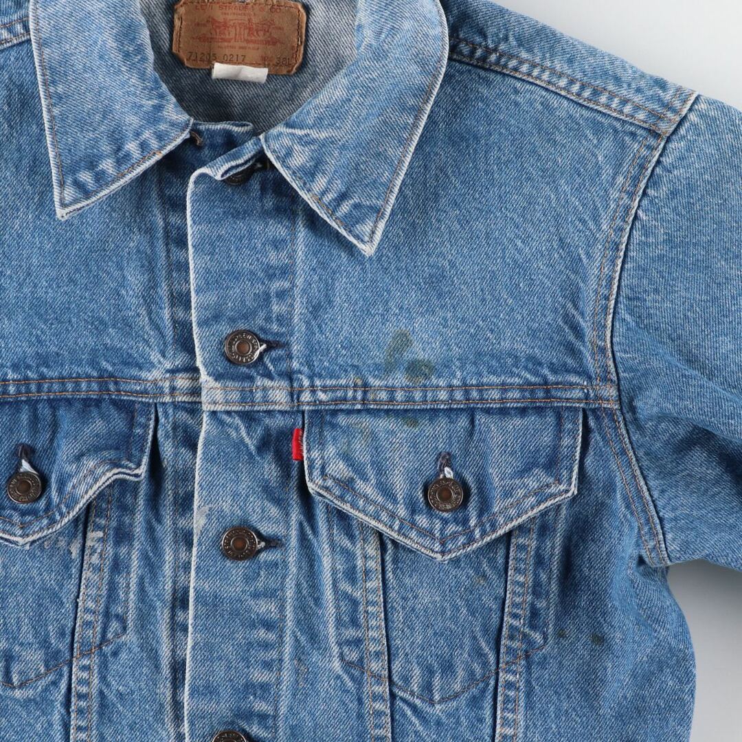 Levi's(リーバイス)の古着 80年代 リーバイス Levi's 71205-0217 デニムジャケット Gジャン USA製 メンズM ヴィンテージ /eaa422784 メンズのジャケット/アウター(Gジャン/デニムジャケット)の商品写真