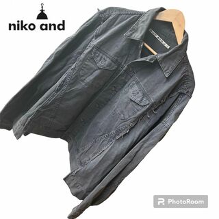 niko and... - nico and...ニコアンド　デニムジャケット　レディース　オーバーサイズ