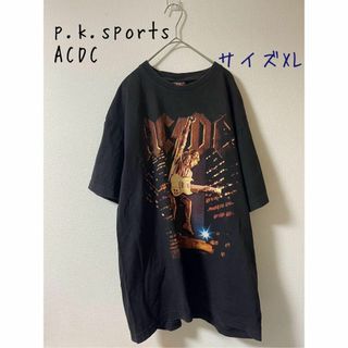 GILDAN - p.k.sports ACDC バンドプリントTシャツ　XL