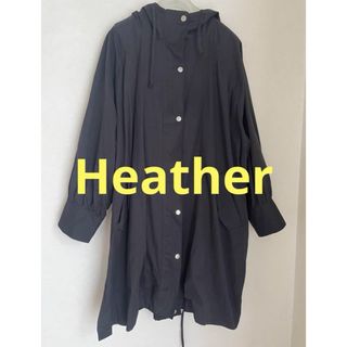 ヘザー(heather)のHeather ヘザー　フード付コート(モッズコート)