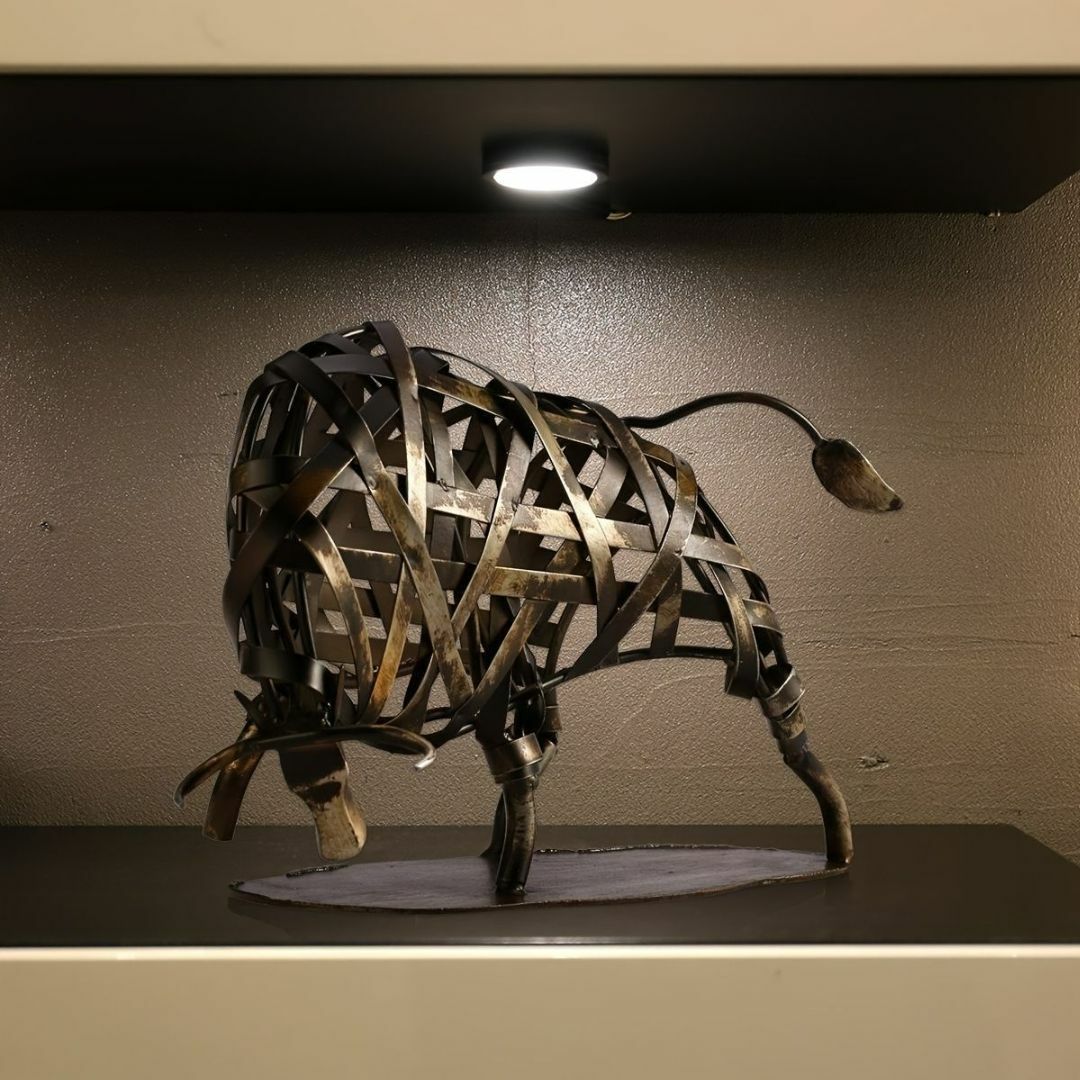 置物 オブジェ 牛 インテリア アート 金属彫刻 工芸品 アイアン 置物 オブジェ 牛 インテリア アート 金属彫刻 工芸品 アイアン