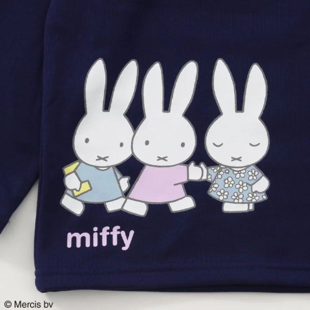 miffy(ミッフィー)のmiffy裏起毛パジャマ130 キッズ/ベビー/マタニティのキッズ服女の子用(90cm~)(パジャマ)の商品写真