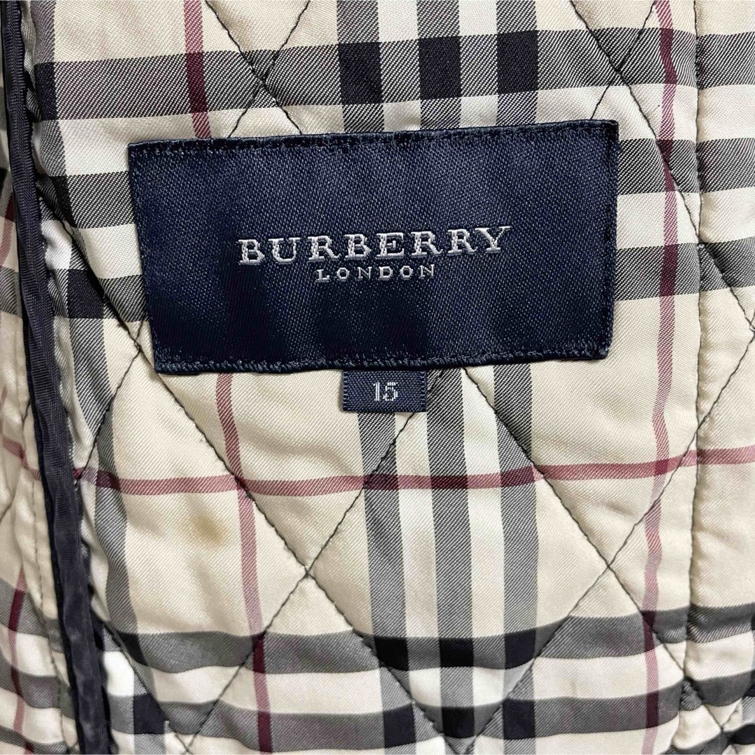 BURBERRY(バーバリー)のBURBERRY バーバリー キルティング ジャケット ノバチェック 15号 レディースのジャケット/アウター(ブルゾン)の商品写真