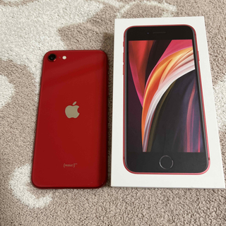 アップル(Apple)のiPhone SE 第2世代 (SE2) Red 128 GB SIMフリー(スマートフォン本体)