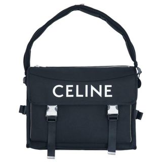 セリーヌ(celine)のCELINE セリーヌ ラージ メッセンジャー CELINEプリント ナイロン 198712DMT.38SI Black(メッセンジャーバッグ)