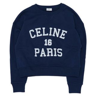 セリーヌ(celine)のCELINE セリーヌ CELINE PARIS 16 SWEATSHIRT IN COTTON FLEECE 2Y09E649W.07OW(トレーナー/スウェット)