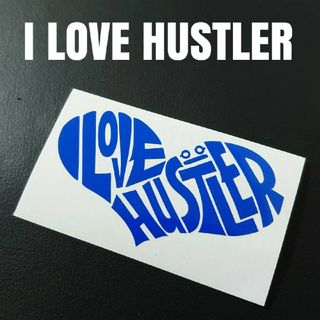 お薦め人気商品‼️【I LOVE HUSTLER】カッティングステッカー(車外アクセサリ)