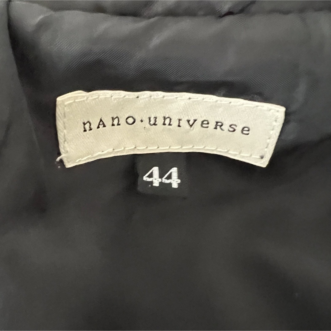 nano・universe(ナノユニバース)の【大人気】nano universe ダウンジャケット　44サイズ　M ブラック メンズのジャケット/アウター(ダウンジャケット)の商品写真