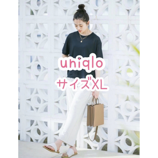 UNIQLO - ユニクロ/シアークルーネックＴ（半袖）/XL