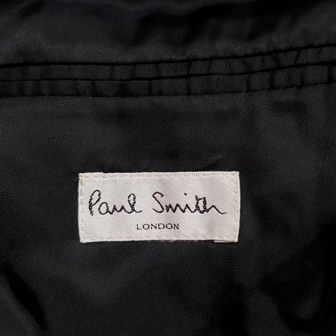 Paul Smith(ポールスミス)の美品 L ポールスミス ベロア スーツ セットアップ ツーピース 黒 日本製 メンズのスーツ(セットアップ)の商品写真