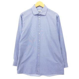 カルバンクライン(Calvin Klein)の古着 カルバンクライン Calvin klein 長袖 ストライプシャツ メンズL /eaa422125(シャツ)