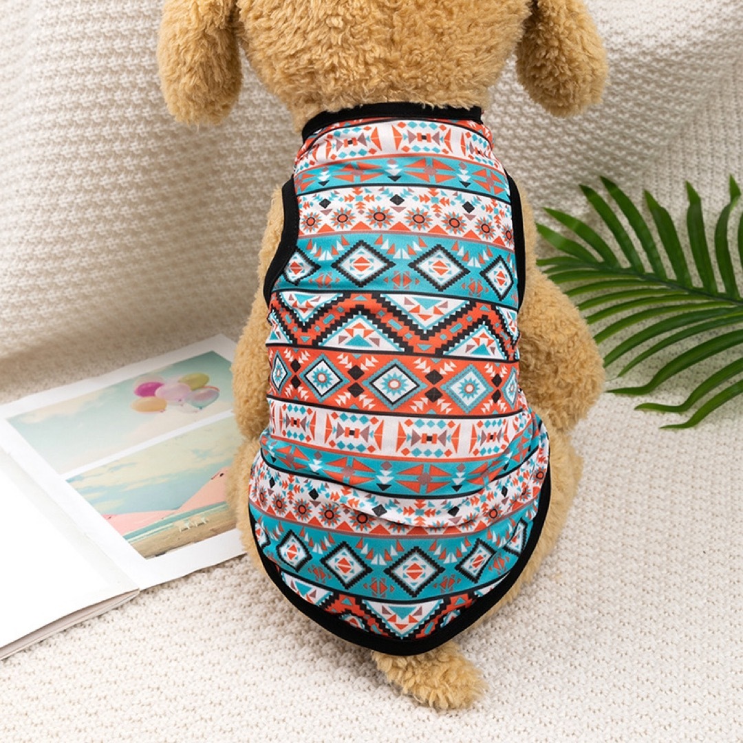 XS-XXL 犬服 猫服　犬の服 小型犬 夏服　3枚セット　タンクトップ　 ハンドメイドのペット(ペット服/アクセサリー)の商品写真