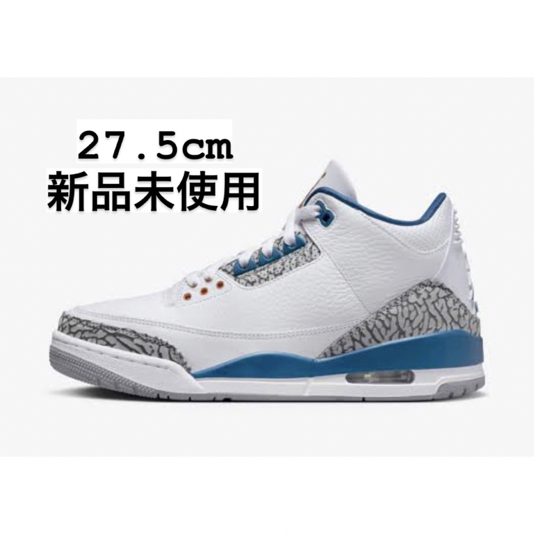 Jordan Brand（NIKE）(ジョーダン)のNike Air Jordan 3 Retro True Blue 27.5cm メンズの靴/シューズ(スニーカー)の商品写真