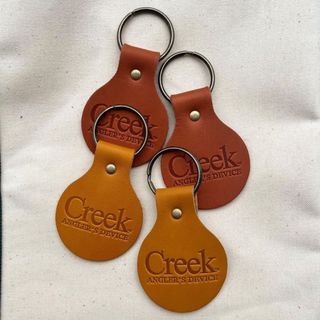 Creek Angler's Device Leather Key Ring