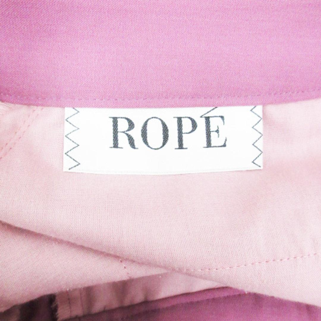 ROPE’(ロペ)のロペ タックパンツ テーパードパンツ ロング丈 無地 36 ピンク /FF41 レディースのパンツ(その他)の商品写真