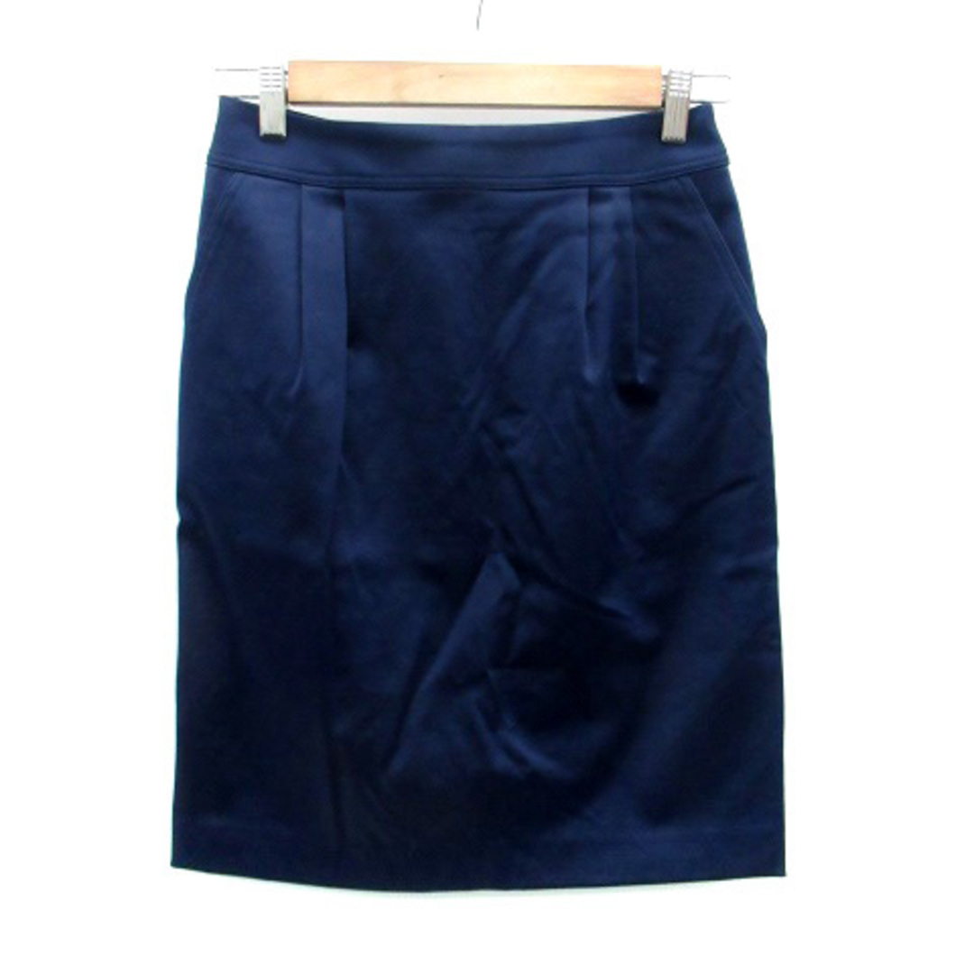 LAUTREAMONT(ロートレアモン)のロートレアモン フレアスカート ひざ丈 38 紺 ネイビー レディースのスカート(ひざ丈スカート)の商品写真