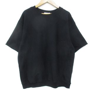 ビューティアンドユースユナイテッドアローズ(BEAUTY&YOUTH UNITED ARROWS)のB&Y ユナイテッドアローズ Tシャツ カットソー 半袖 クルーネック M 黒(Tシャツ/カットソー(半袖/袖なし))