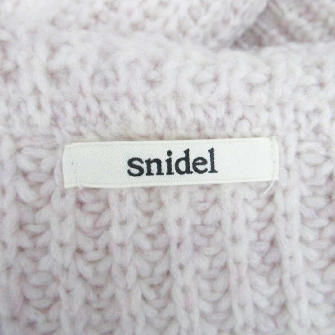 SNIDEL(スナイデル)のスナイデル ニット セーター オフショルダー レースアップ ウール混 F ピンク レディースのトップス(ニット/セーター)の商品写真
